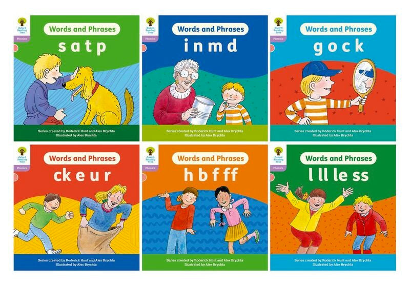 Oxford Reading Tree - Floppy's Phonics Decoding Practice - Level 1+ Mixed PACK of 6 (Oxford University Press) - 9781382030311