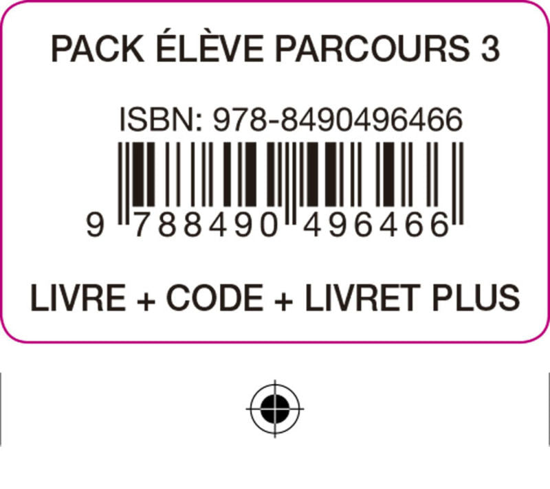 PARCOURS 3 PACK ELEVE. Aa. Vv. (Santillana Français) 9788490496466 Imagen principal del producto