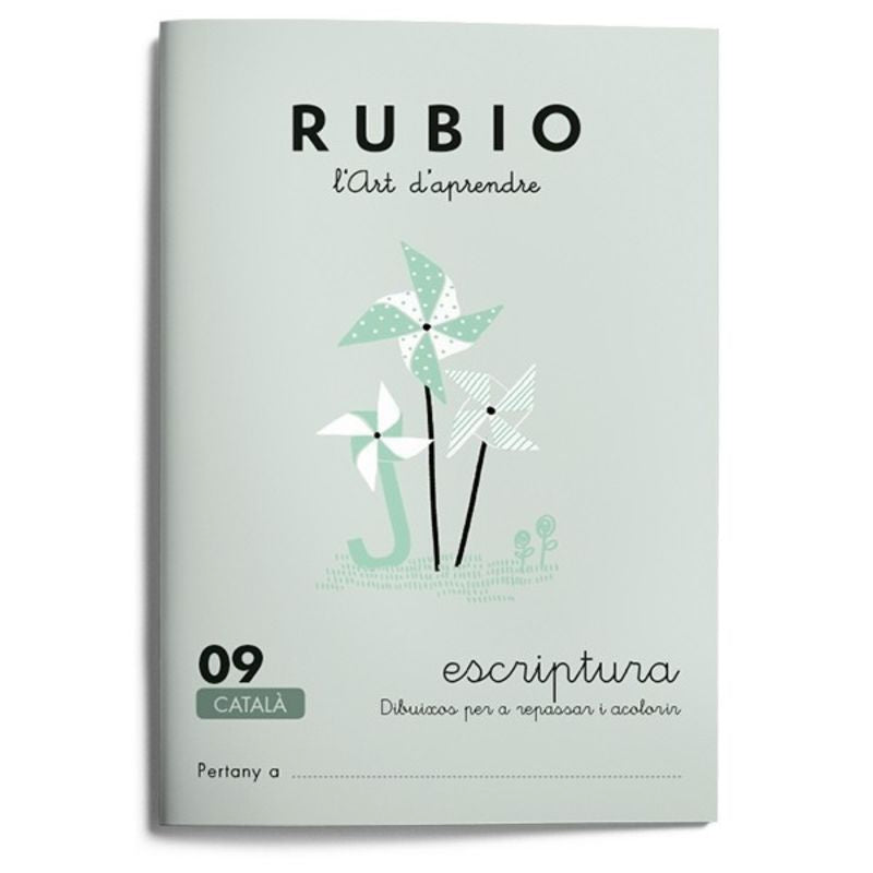Escriptura RUBIO 09 - dibuixos (català). Aa. Vv. (Editorial Rubio) 9788489773493 Imagen principal del producto