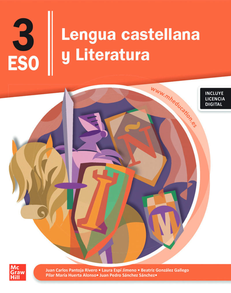 ESO 3 - Lengua Castellana y Literatura (Mcgraw Hill) - 9788448648756 Imagen principal del producto