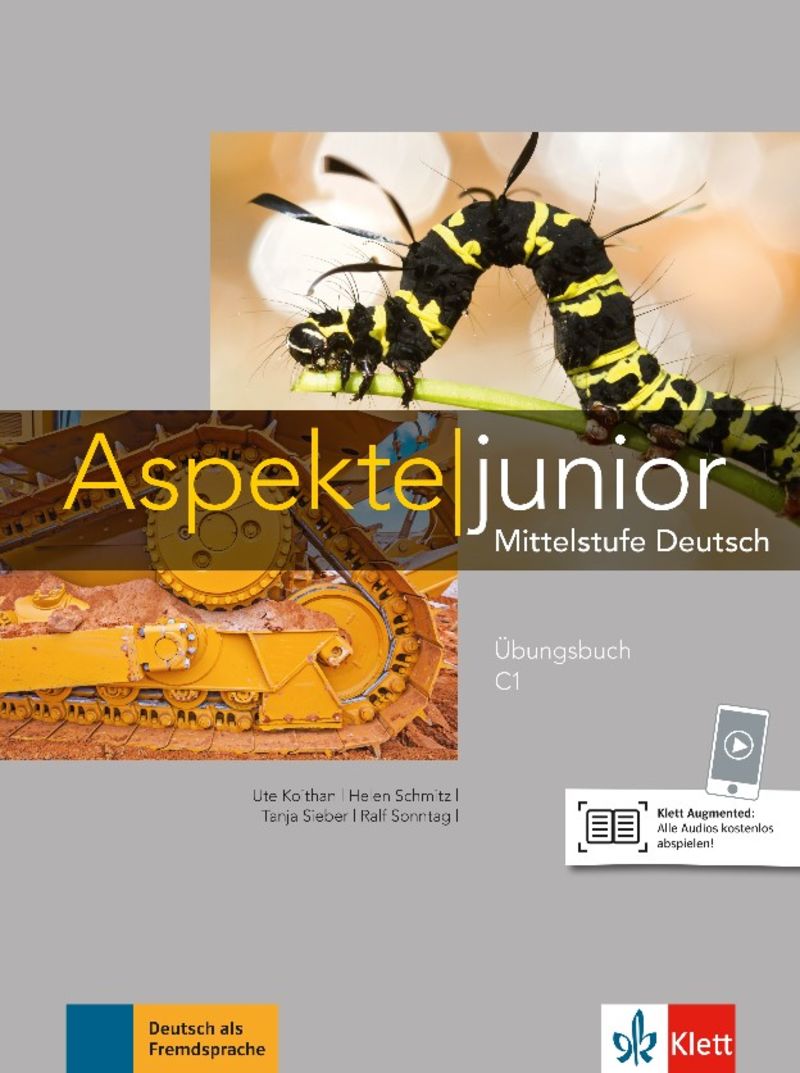 Aspekte junior c1, libro de ejercicios + audio online. Aa. Vv. (Ernst Klett Sprachen GmbH) 9783126052597 Imagen principal del producto