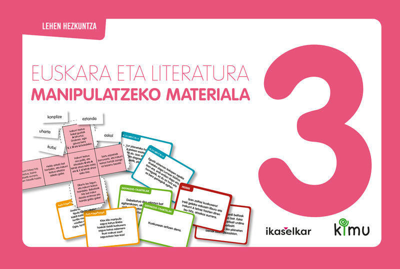 Kimu LH 3. Euskara eta literatura. Gelako material manipulatiboa 3. Batzuk (Ikaselkar) 9788418410482