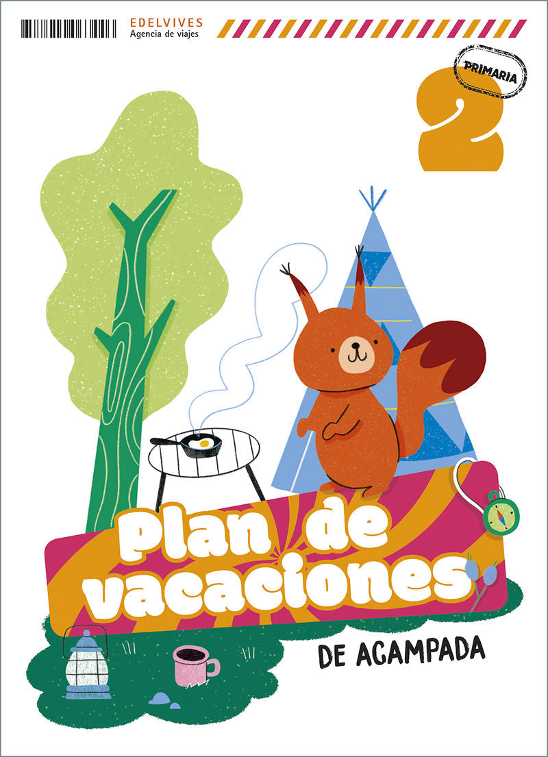 Plan de vacaciones - De acampada - 2º Primaria. Aa. Vv. (Editorial Luis Vives (Edelvives)) 9788414063446 Imagen principal del producto
