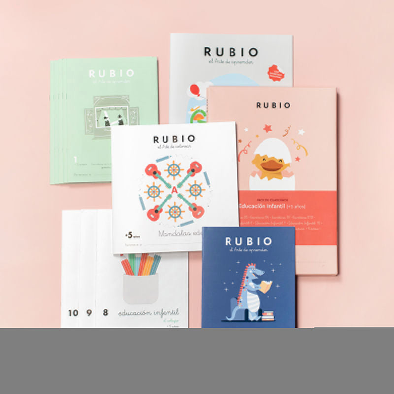 5 Años - Cuadernos Educación Infantil PACK (Cuad. Rubio) - 9788417427863