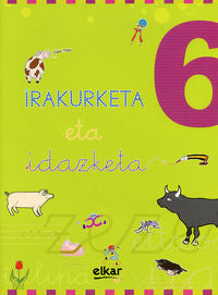 Irakurketa eta idazketa koadernoa 6. Imaz, Lurdes (Elkar) 9788497833912 Imagen principal del producto