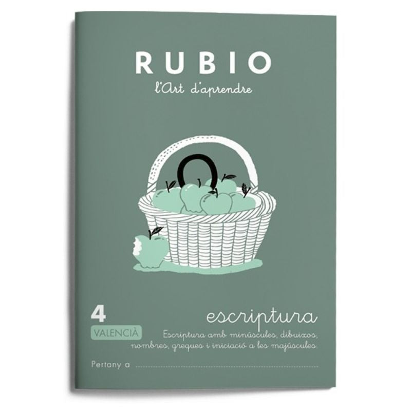 Escriptura RUBIO 4 (valencià). Aa. Vv. (Editorial Rubio) 9788416744831