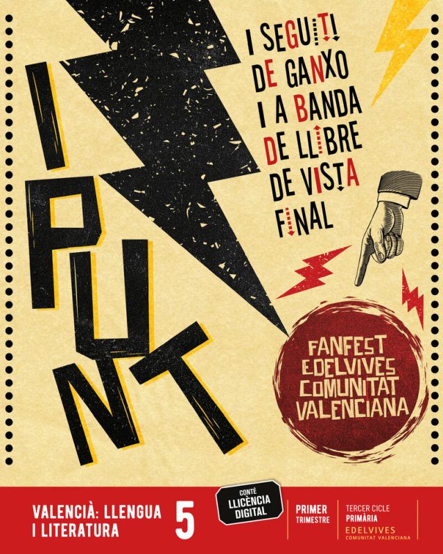Projecte: FanFest. Valencià : Llengua i Literatura 5. Trimestres. Aa. Vv. (Editorial Luis Vives (Edelvives)) 9788414039243 Imagen principal del producto