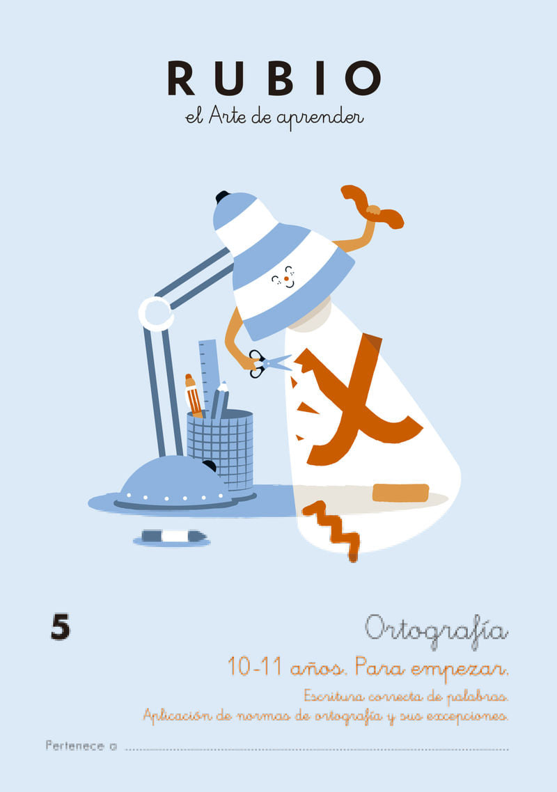 Ortografía 5 (Cuad. Rubio) - 9788417427177