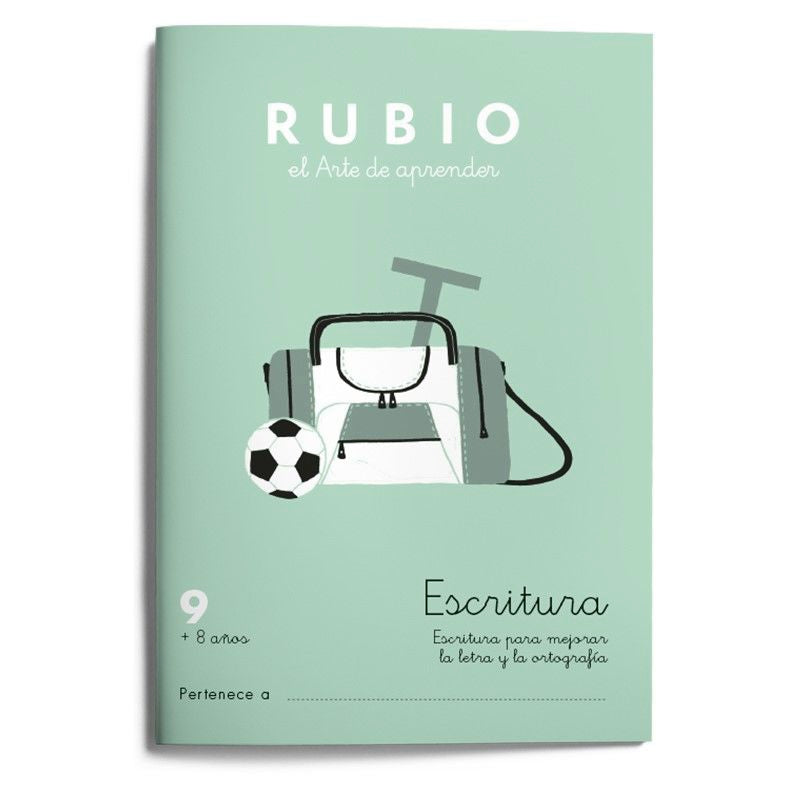 Escritura RUBIO 9. Rubio Silvestre, Ramon (Editorial Rubio) 9788417427603