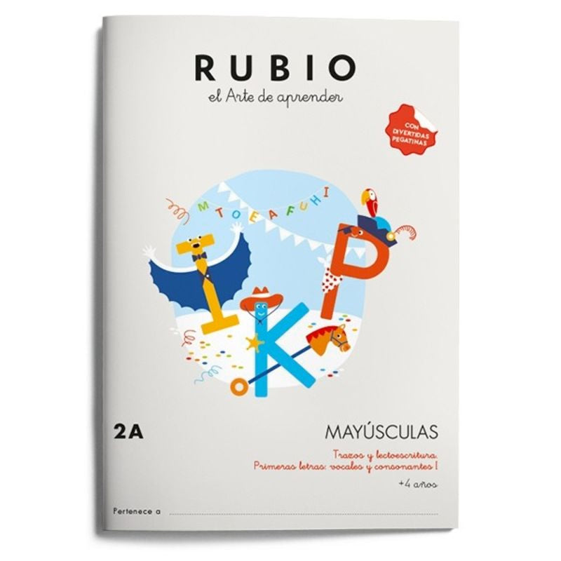 Mayúsculas RUBIO 2A. ENRIQUE RUBIO POLO, SLU (Editorial Rubio) 9788417427191 Imagen principal del producto