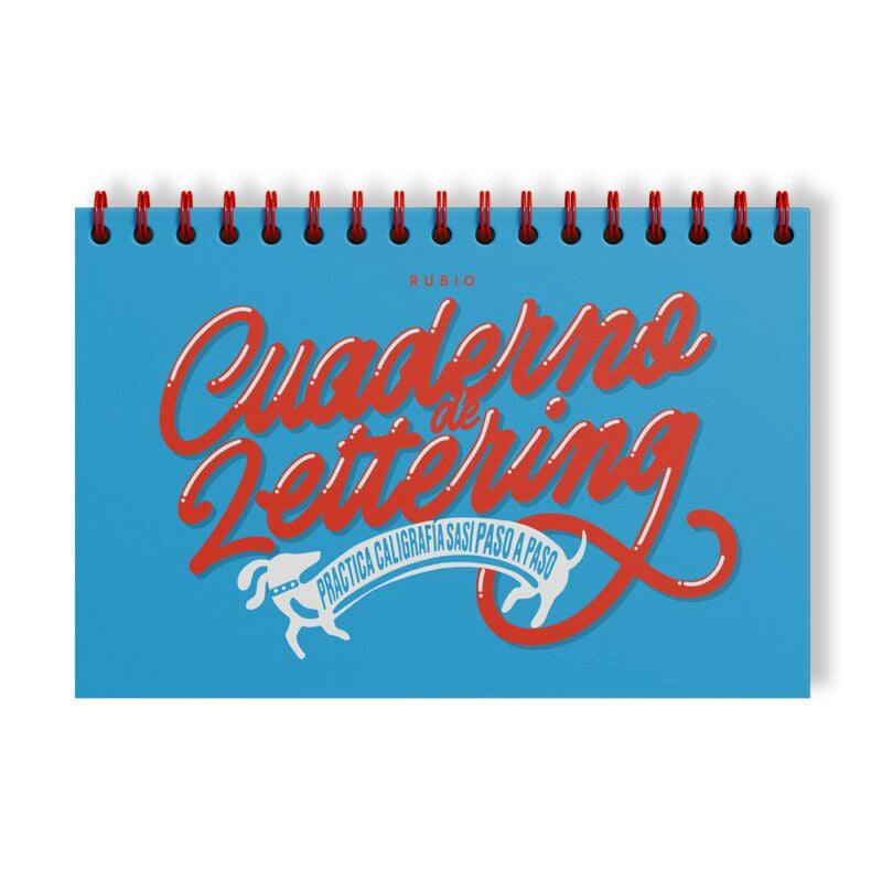 Cuaderno de lettering. Practica caligrafía Sasi paso a paso. Aa. Vv. (Editorial Rubio) 9788418964473 Imagen principal del producto