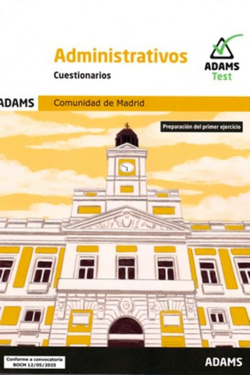 Cuestionarios Administrativos de la Comunidad de Madrid Imagen principal del producto