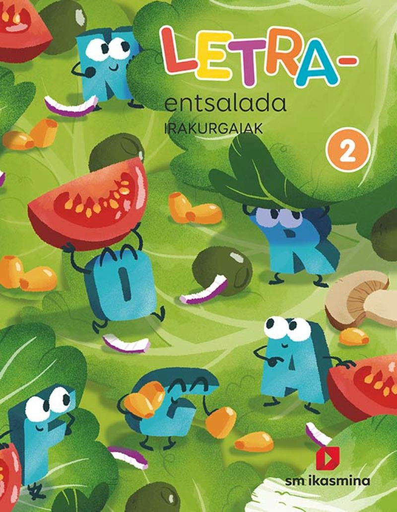 Lh 2 - Irakurgaiak - Letra-entsalada (Ikasmiña) - 9788498556100