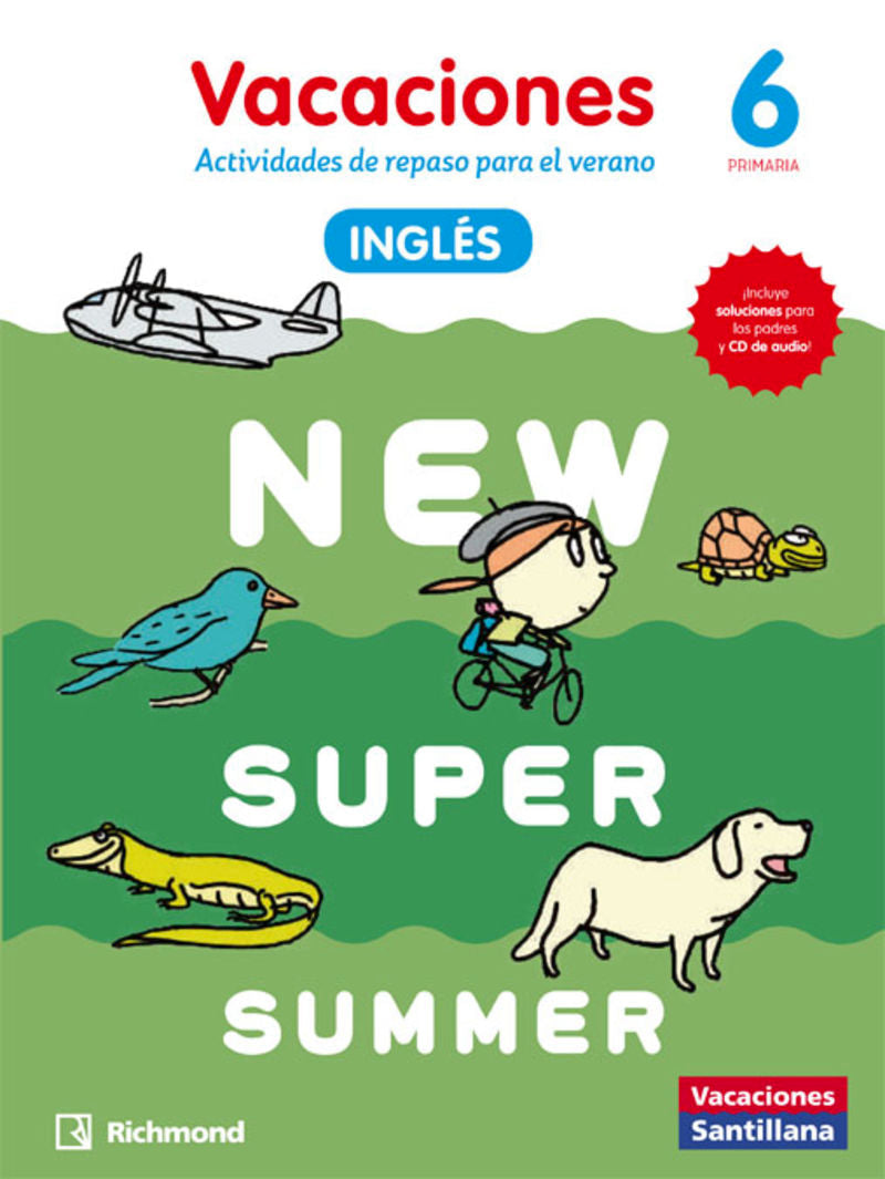 NEW SUPER SUMMER SB 6 + AUDIO 6. Aa. Vv. (Richmond) 9788466822978 Imagen principal del producto