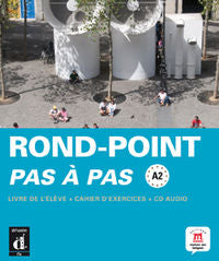Noveau Rond Point Pas à Pas A2  Livre de l´éleve+ Cahier d'exercises + CD: Noveau Rond Point Pas à Pas A2  Livre de l´éleve+ Cahier d'exercises + CD. Aa. Vv. (DIFUSION CENTRO DE INVESTIGACION Y PUBLICACIONES DE IDIOMAS S.L.) 9788484436669