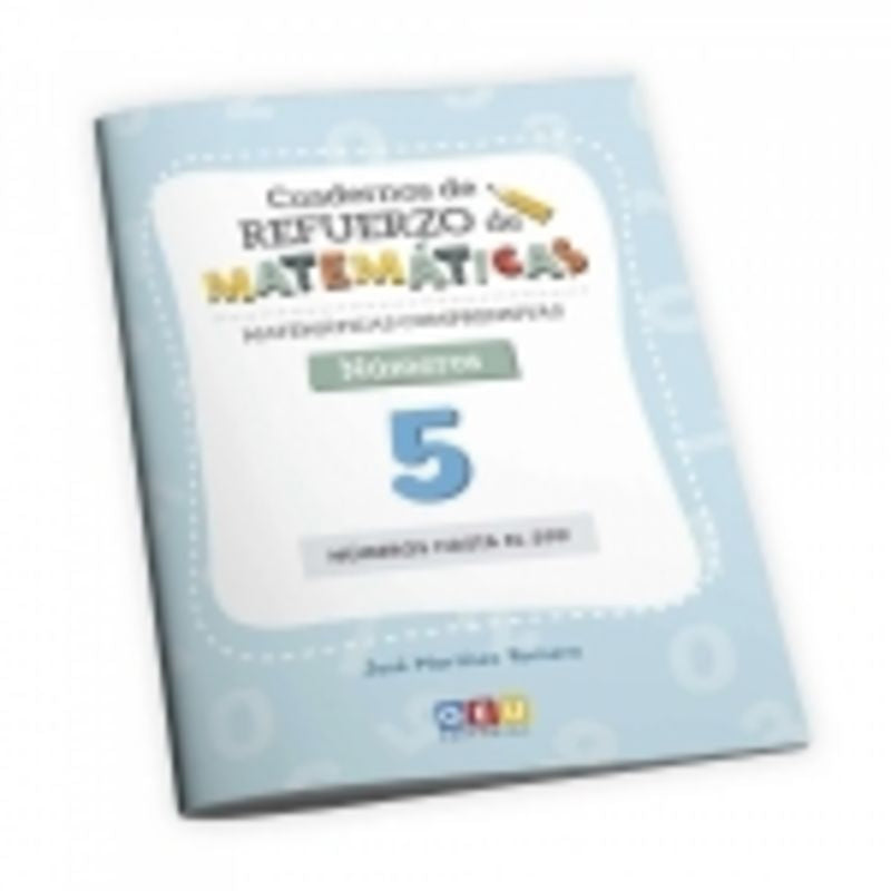Cuaderno de refuerzo de matemáticas. Matemáticas comprensivas. Números 5. Martinez Romero, Jose (Editorial GEU) 9788418989841 Imagen principal del producto