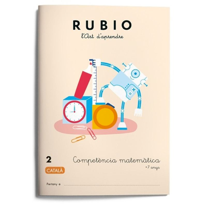 Competència matemàtica RUBIO 2 (català). Aa. Vv. (Editorial Rubio) 9788417427016 Imagen principal del producto