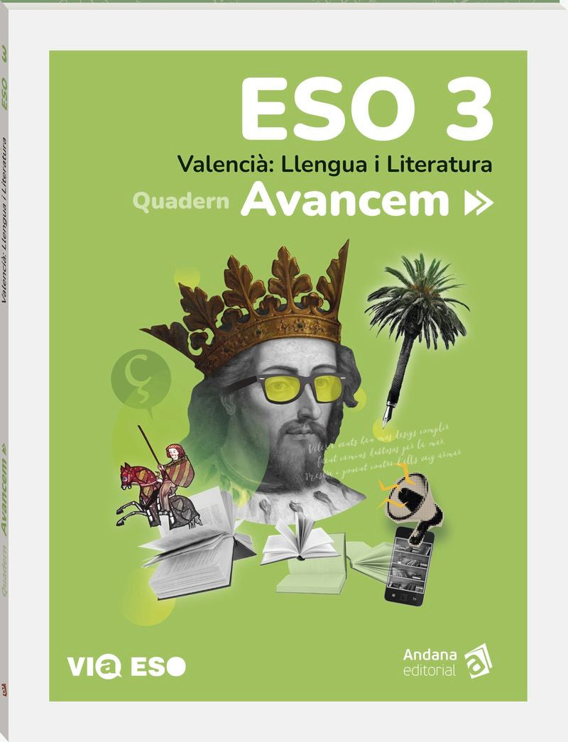 Avancem 3. Quadern: Valencià, Llengua i Literatura. 3 ESO. Aa. Vv. (Andana Editorial) 9788418762512 Imagen principal del producto