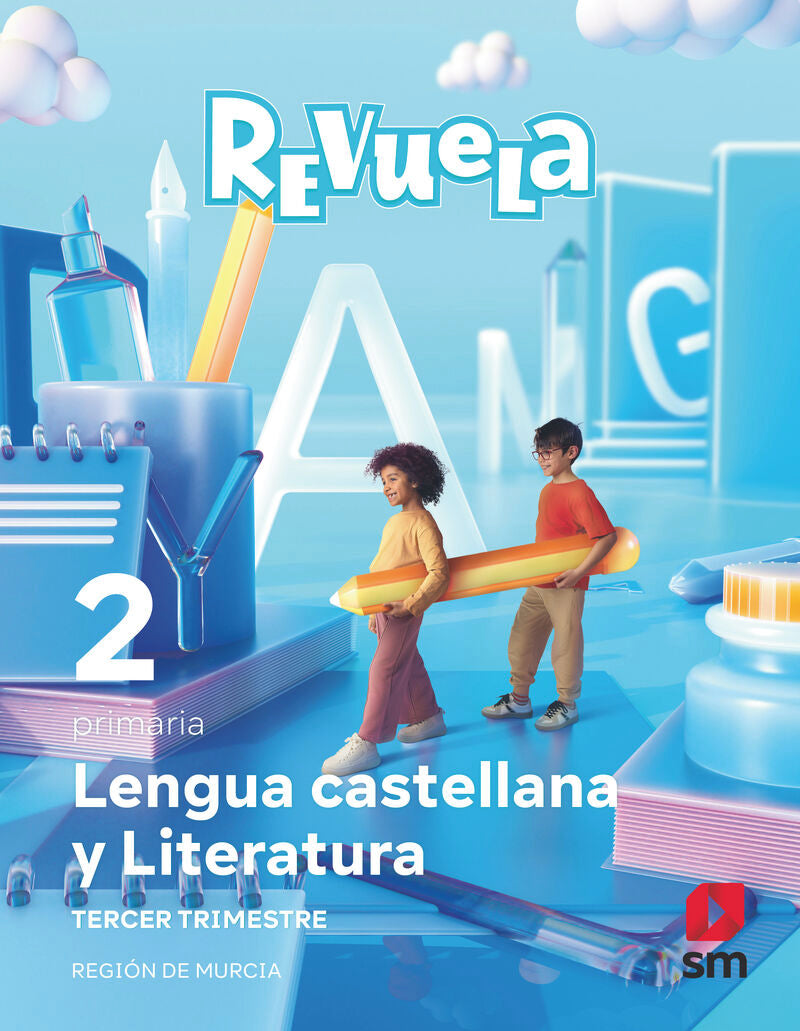 Ep 2 - Lengua Castellana (Trim)  (Mur)  - Revuela. Aa. Vv. (Sm Texto Murcia) 9788498561746