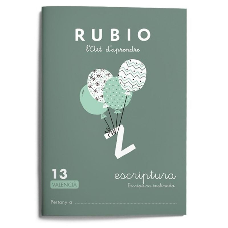 Escriptura RUBIO 13 (valencià). Aa. Vv. (Editorial Rubio) 9788416744923 Imagen principal del producto