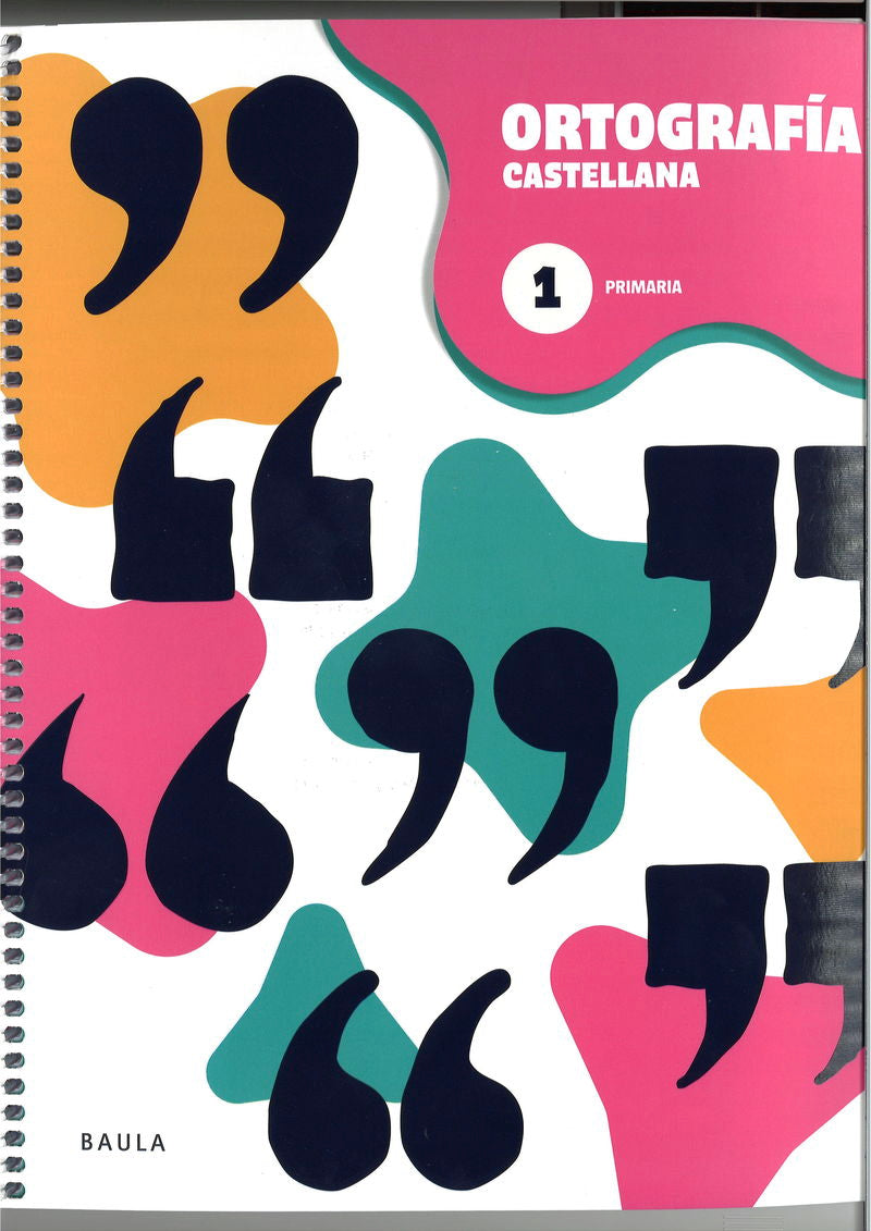 Cuaderno de Ortografía castellana 1 Primaria