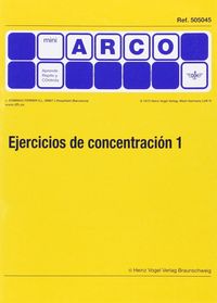 Mini-Arco Ejercicio Concentracion 1. Aa. Vv. (Arco) 9788492490288 Imagen principal del producto