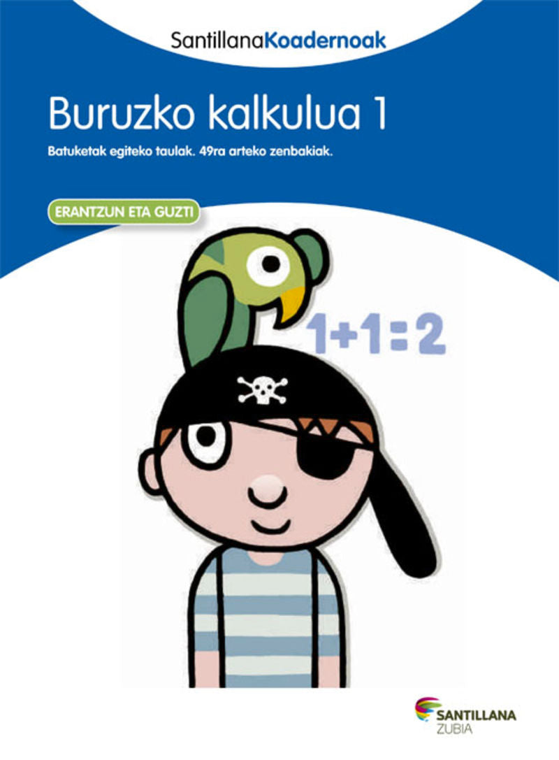 Lh 1 - Buruzko Kalkulua 1 (Zubia) - 9788498944235 Imagen principal del producto
