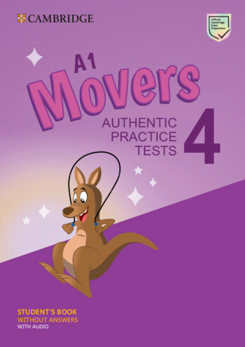 A1 Movers 4 Student's Book without Answers with Audio. Aa. Vv. (Cambridge University Press) 9781009036245 Imagen principal del producto