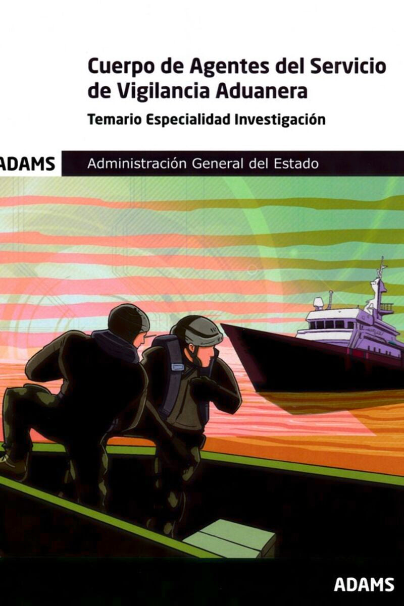 Temario Especialidad Investigación Cuerpo de Agentes del Servicio de Vigilancia Aduanera. Imagen principal del producto