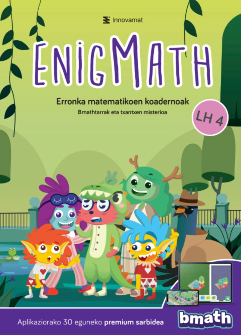 Lh 4 - Enigmath. Batzuk (Innovamat) 9791370059835 Imagen principal del producto