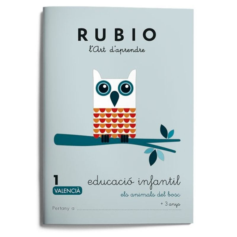 Educació Infantil 1. Els animals del bosc (valencià). Aa. Vv. (Editorial Rubio) 9788416744947 Imagen principal del producto