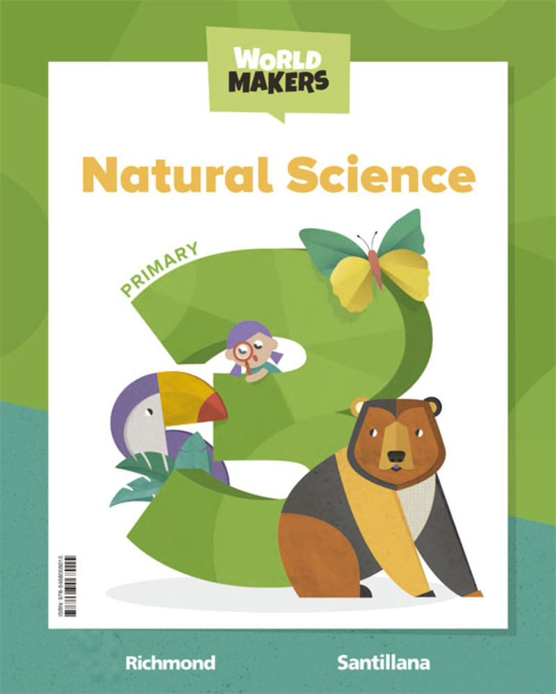 NATURAL SCIENCE 3 PRIMARY STUDENT'S BOOK WORLD MAKERS. Aa. Vv. (Santillana Educación, S.L.) 9788468068015 Imagen principal del producto