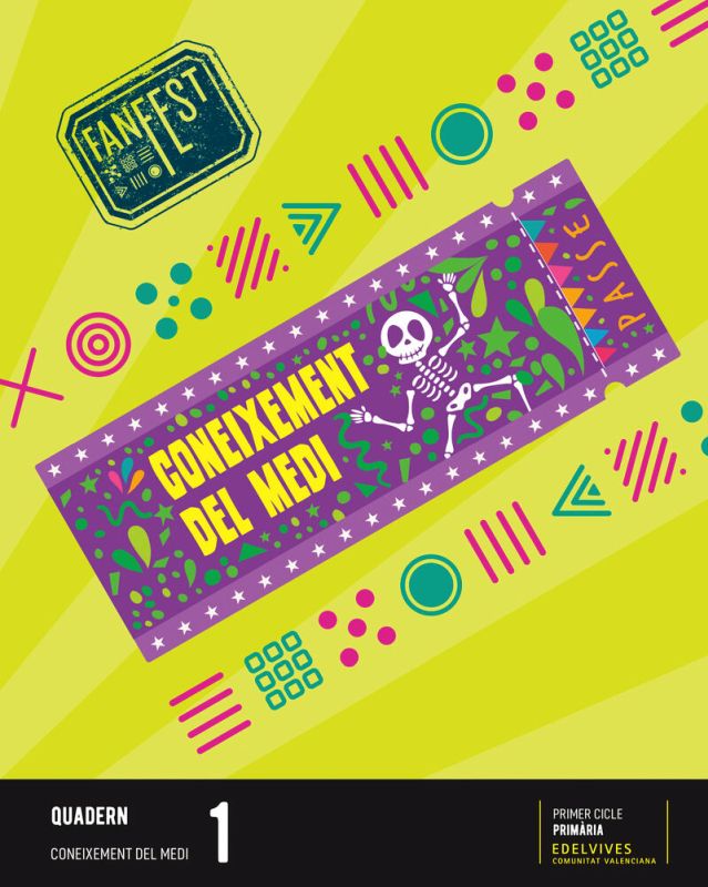 Projecte: FanFest. Coneixement del medi 1 - Quadern. Aa. Vv. (Editorial Luis Vives (Edelvives)) 9788414039328 Imagen principal del producto