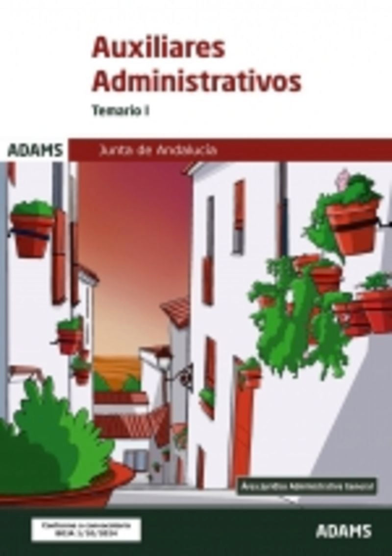 Temario I Auxiliares Administrativos Junta de Andalucía Imagen principal del producto