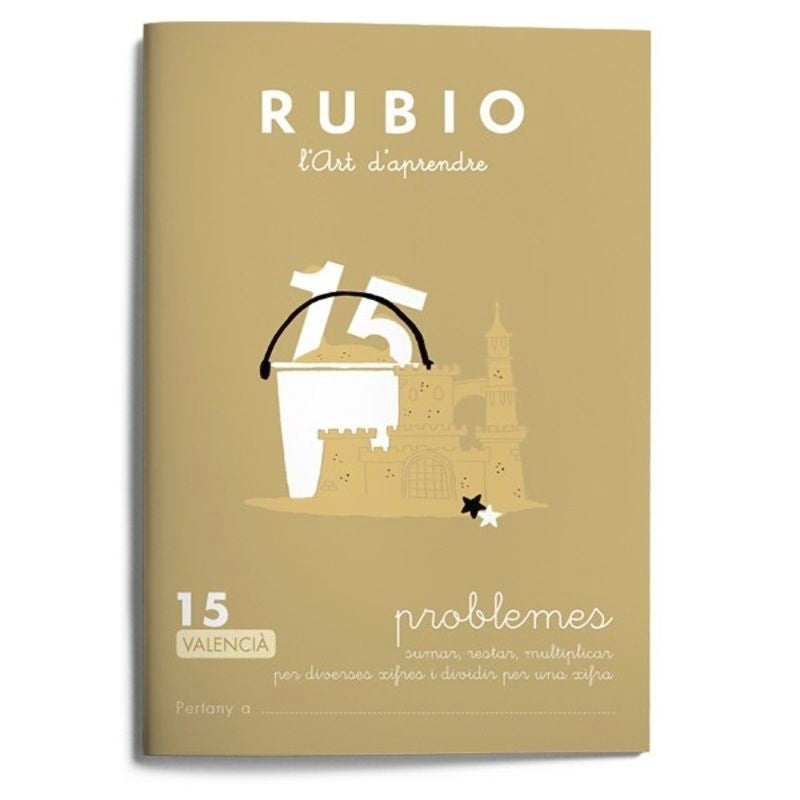 Problemes RUBIO 15 (valencià). Aa. Vv. (Editorial Rubio) 9788416744640 Imagen principal del producto