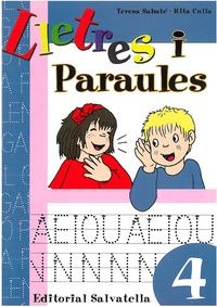 Lletres I Paraules 4 (Salvatella) - 9788484124580