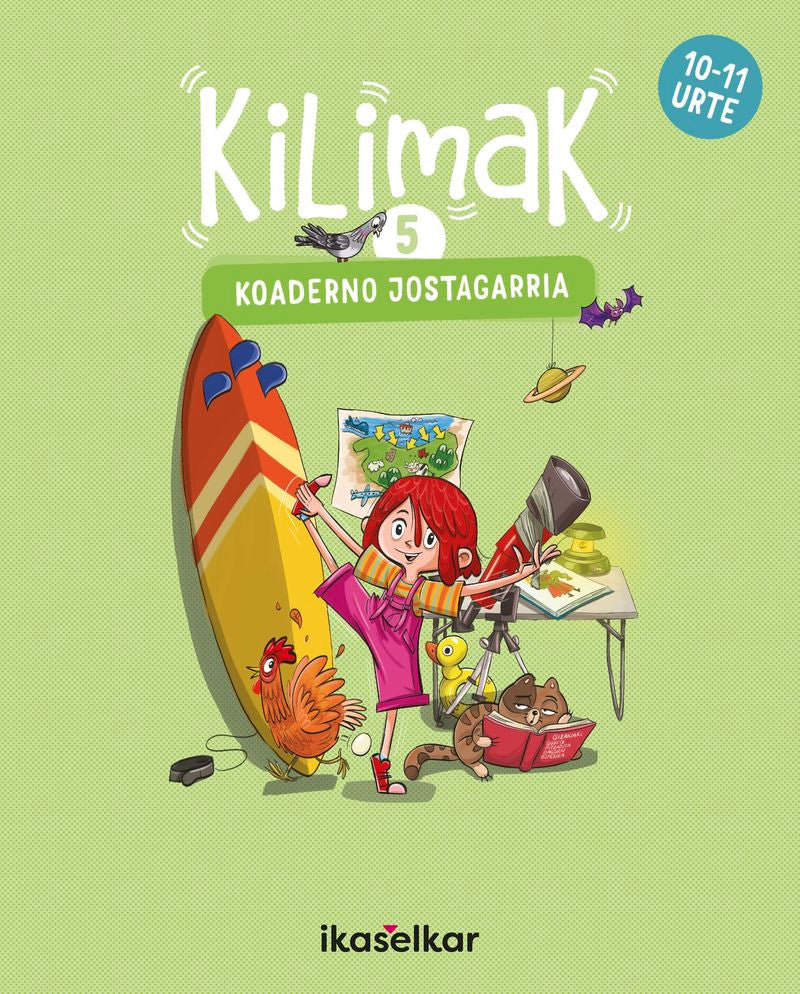 Kilimak 5. Koaderno jostagarria (10-11 urte). Batzuk (Ikaselkar) 9788418978562 Imagen principal del producto