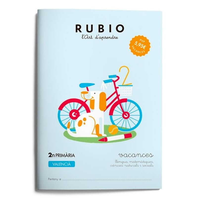 Vacances RUBIO 2n Primària (valencià). Aa. Vv. (Editorial Rubio) 9788416744282