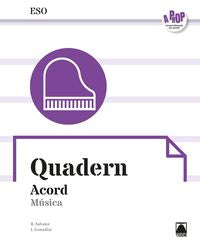 Acord. Quadern - Música 4 ESO (A prop). Aa. Vv. (Editorial Teide, S.A.) 9788430772377 Imagen principal del producto