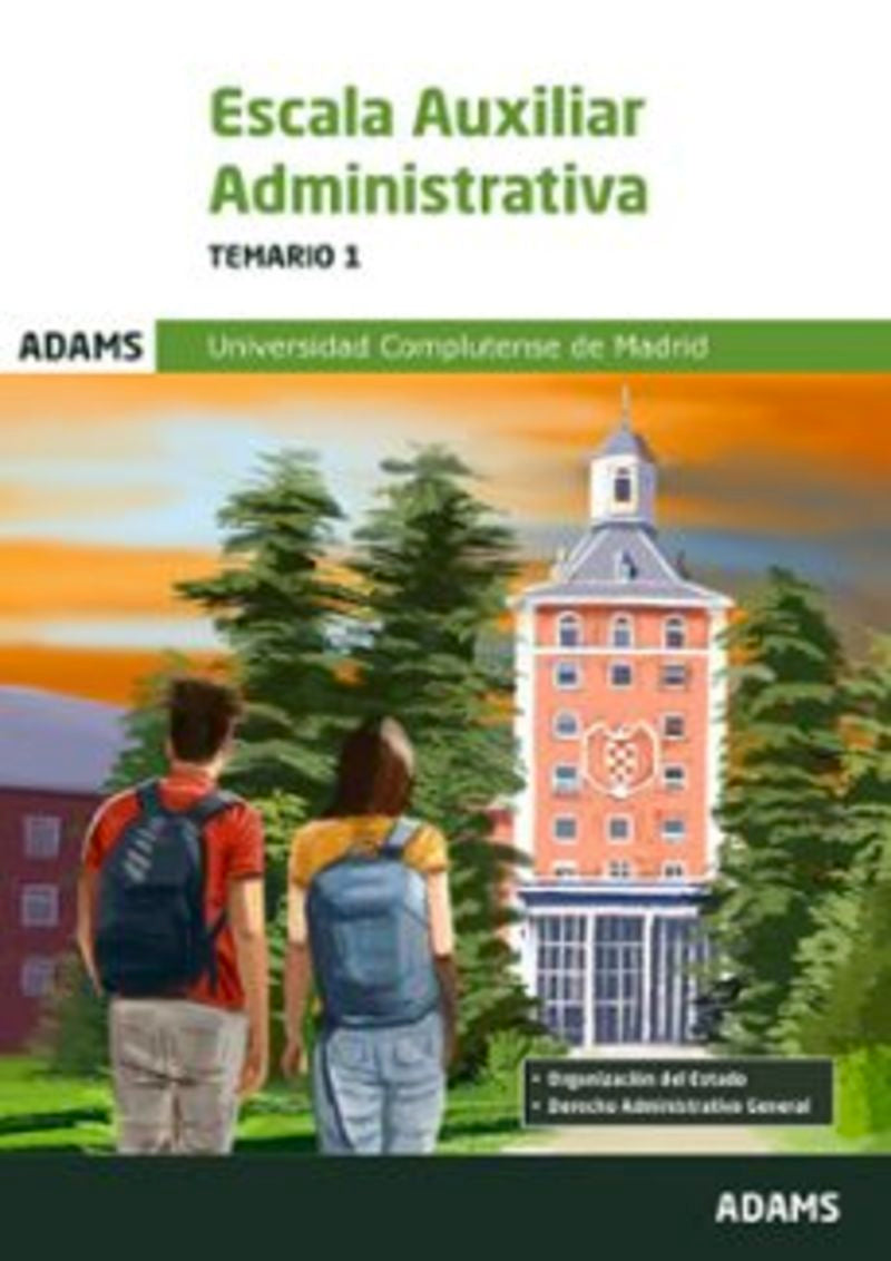 Temario 1 Escala Auxiliar Administrativa Universidad Complutense de Madrid Imagen principal del producto