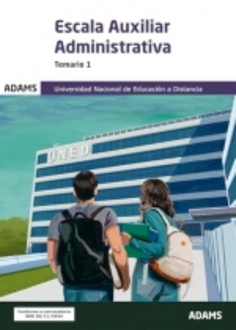 Temario 1 Escala Auxiliar Universidad a Distancia (UNED) Imagen principal del producto