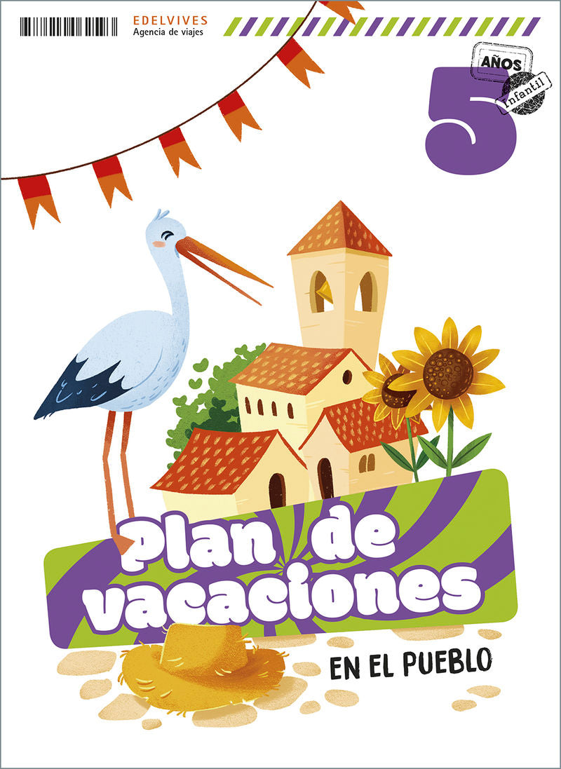 Plan de vacaciones - En el pueblo - 5 años. Aa. Vv. (Editorial Luis Vives (Edelvives)) 9788414062593 Imagen principal del producto