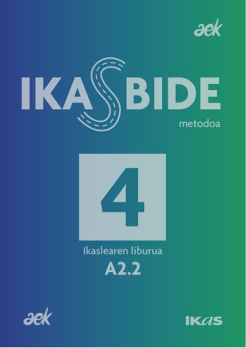 Ikasbide 4 (A2.2). Aek (Ikas) 9782849631966 Imagen principal del producto