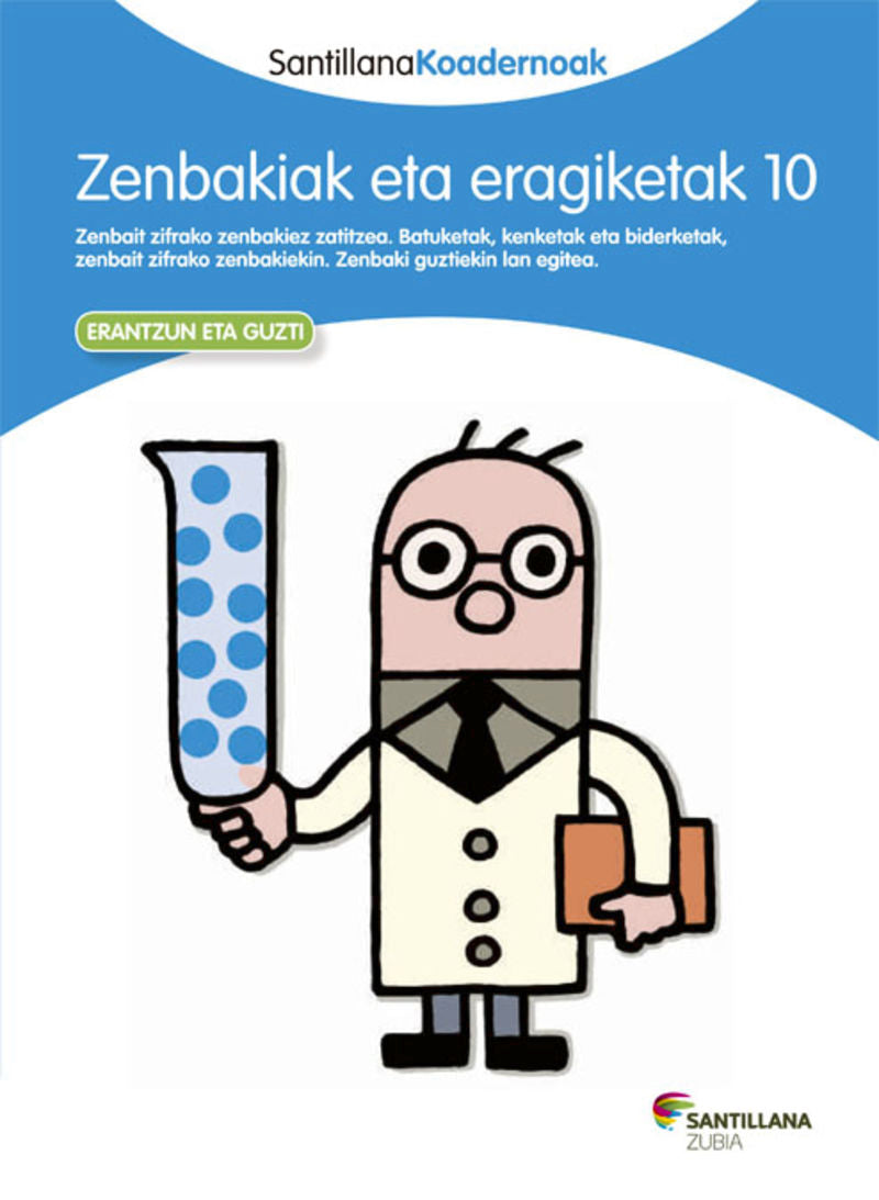 Lh 4 - Zenbakiak Eta Eragiketak 10 (Zubia) - 9788498943894