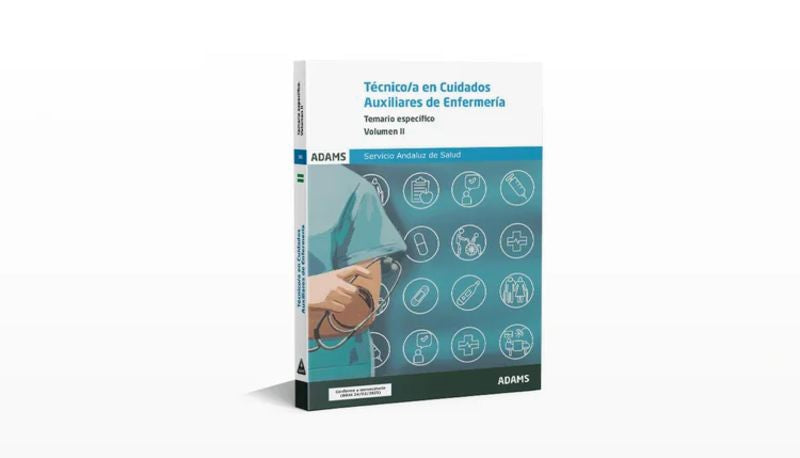 Temario 2 Técnico Medio Sanitario en Cuidados Auxiliares de Enfermería del Servicio Madrileño de Salud Imagen principal del producto