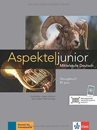Aspekte junior b1+, libro de ejercicios con audio online. Aa. Vv. (Ernst Klett Sprachen GmbH) 9783126052511 Imagen principal del producto