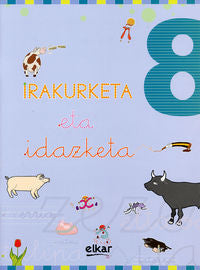Irakurketa eta idazketa koadernoa 8. Imaz, Lurdes (Elkar) 9788497834223 Imagen principal del producto