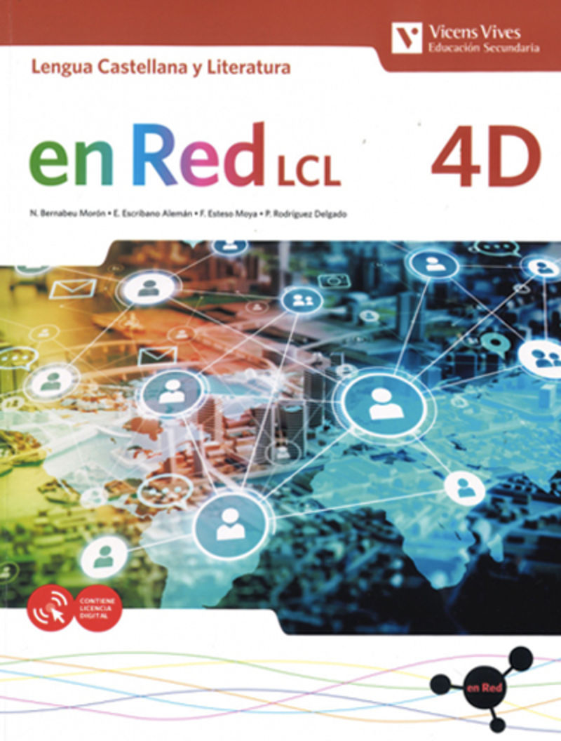 Eso 4 - Lcl Lengua Castellana Y Literatura Cuad Diversidad - En Red. Aa. Vv. (Vicens-Vives) 9788468264851