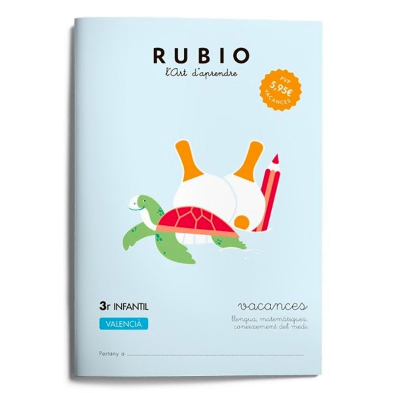 Vacances RUBIO 5 anys (valencià). Aa. Vv. (Editorial Rubio) 9788416744268