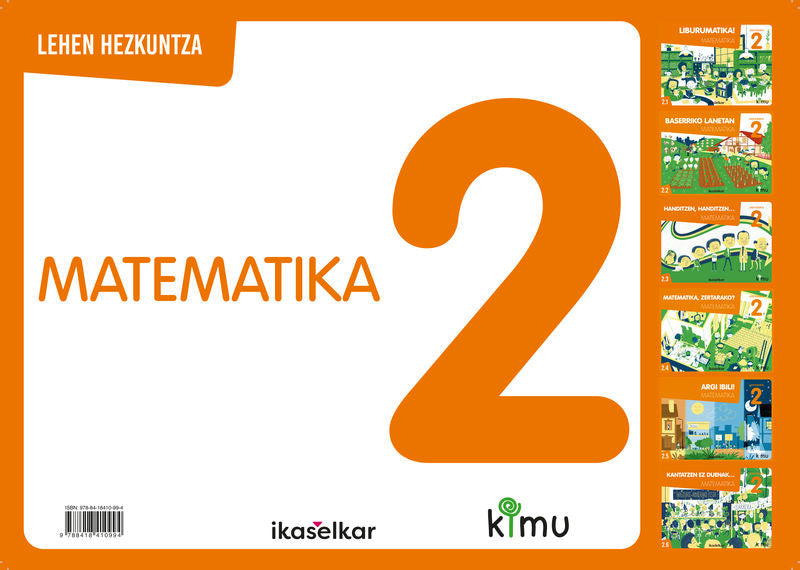 Kimu LH 2 Matematika (Pack 6). Batzuk (Ikaselkar) 9788418410994 Imagen principal del producto